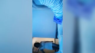quay lén em sinh viên đi làm thêm buổi tối trong quán massage #5