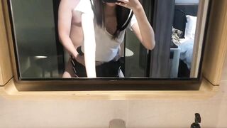 gái xinh địt nhau cùng bạn trai trong nhà tắm