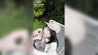Dẫn Pupu dâm đãng ra rừng chơi móc họng e ho sặc sụa rồi bắt e bú cặc