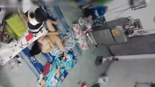 Quay lén cô hàng xóm sáng đi làm về tối về thủ dâm (Hack cam, quay lén)