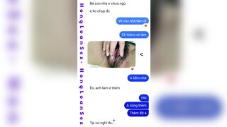 Sreri chát sex với bồ + gạ bồ cho Ck địt Vk và cái kết Pass2.