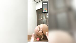 Gái dâm vú to lồn ngon call video với trai 1