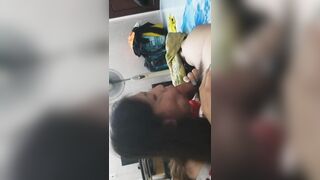 Lâu ngày k được a trai đụ nên bé em họ lúc này đg rất thèm cặc bú cặc a ngấu nghiến
