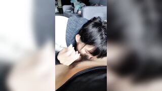 Em học sinh hàn quốc cực xinh bú con cu to của người yêu