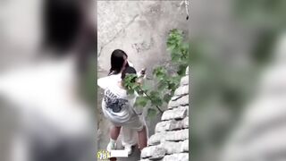 quay lén 2 em học sinh lén địt nhau ở góc trường