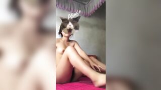 Gái xinh mình dây dâm đãng show dáng thủ dâm cho mấy anh sục - 3 (Teen, loli)