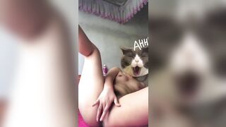 Gái xinh mình dây dâm đãng show dáng thủ dâm cho mấy anh sục - 3 (Teen, loli)