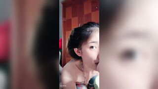 Phòng live show của idol tiktok Huỳnh Bảo Trân,em teen Việt dâm có cặp bưởi bự dâm p3