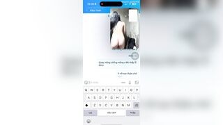 Call video với em rau Kiều Trinh dáng nuột đc em show hàng móc lồn dâm cho xem p1