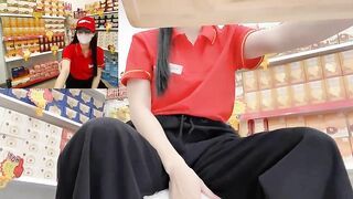 seri nv siêu thị winmart thủ dâm ở chỗ làm lồn em này nước nhiều thật - phần 49