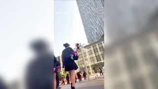 Quay lén dưới váy học sinh nhật 2