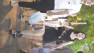 Đi đường, Quay lén Dưới Váy Mấy e Sinh viên Loli mình dây lót xuyên thấu