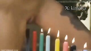 lấy lồn dập nến, thành nướng hầu sống