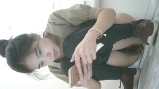 Quay lén E Sinh viên Năm nhất đi đái, Lồn rậm Lông đái cực nứng loli