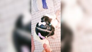 Địt em gái xinh da trắng, lồn múp không lông