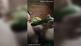 Em rau non miền núi vú bự đêm nào cũng gửi clip tự show móc lồn cực dâm cho a xem p2