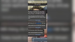 Call video với em teen VN dâm thèm cặc Tây trốn ck call móc cho th Tây nó xem p2
