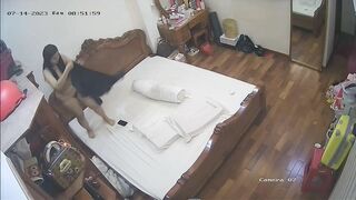 Hack cam quay lén phòng đôi vợ ck dâm quay lén vợ ở nhà là k ngày nào mặc đồ p3