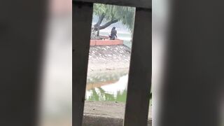 Sáng ra bờ hồ lén lút chịch nhau và bị quay lén =))
