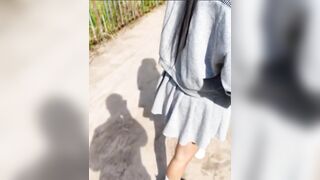Em sinh viên đi ccoong viên khoe vú lồn thủ dâm gạ trai lạ phần 1