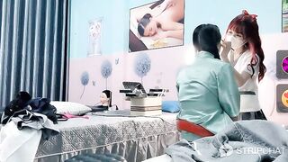 Vãi, Nhân Viên Lén Thủ Dâm Bóp Vú móc lồn, Khi khách nối mi live sex thủ dâm