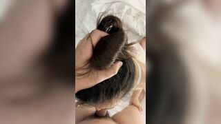 Địt từ phòng ngủ ra nhà tắm mông to lồn khít bú cu sạch tinh