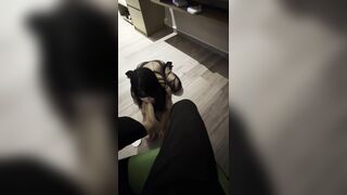 Train slave,cách huấn luyện e dâu dâm mông to thành con đĩ dâm dục thèm cặc p10