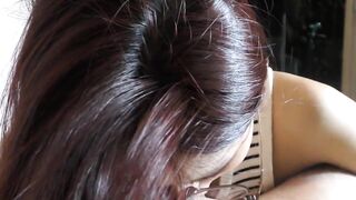 Gái xinh đeo kính mặt dâm bú mút con cặc dâm đãng