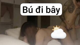 Em người yêu vú to dâm đãng thèm thêm cu