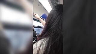 Thanh niên biến thái chuyên chà cu vào mông người lạ trên tàu điện ngầm P5