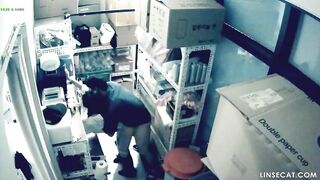 bé sinh viên đi làm thêm ở quán cafe bị ông chủ gạ địt luôn ở nhà kho