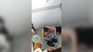 Cận cảnh dì em đầy lông