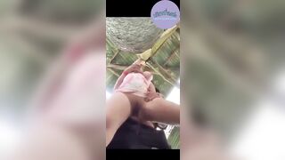 Địt em hàng xóm chubby vú to lồn múp ở vườn chuối dâm đãng