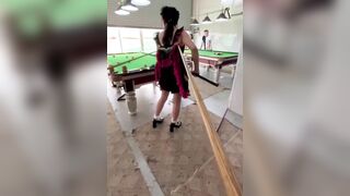 Bắn bida vs MBBG Hàng xóm, Mà cứ rình Tốc Váy Xem Quần lót Nứng vcl