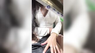 Nhân viên văn phòng vú to lồn dâm thủ dâm bằng cu giả trong trong ty dâm đãng
