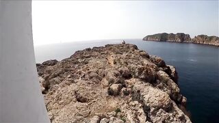Spectacular my wife fulfills her fantasy when we find (antonio mallorca) walking on t