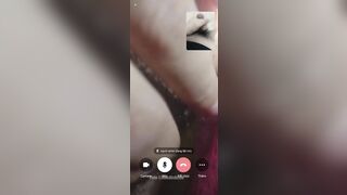 Call sex với chị máy bay dâm, mới tý đã ra nước rồi