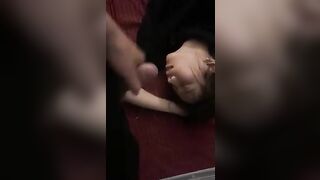 E crush say đưa về mà ko dám chịch, ngồi nhìn xong thủ dâm bắn tinh lên mặt nó