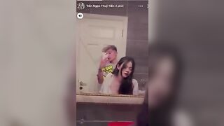 Hot tiktoker 300m Tiên lộ clip nóng cực dâm đãng