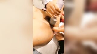 Gái xinh Loli Lồn rậm, Thích Bạo dâm 3 sex toy Lút Cán Rung lồn Thủ dâm