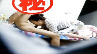 Cháu trai 17 tuổi quan hệ bất chính lén lút đụ nhau với dì họ 38 tuổi cực dâm.