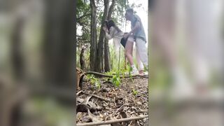 Chịch nhau trong rừng vừa thổi kèn vừa run vì sướng