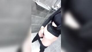 Quỳnh Chi đi Học, Mặc Legging vào WC Show Vú Loli lồn rậm Chát Sex, Khoe Vú Lồn rậm