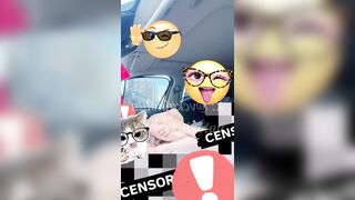 Đg đỗ xe trong TTTM mà vợ dâm bảo nứng quá nên cởi đồ đụ public luôn trg xe #3