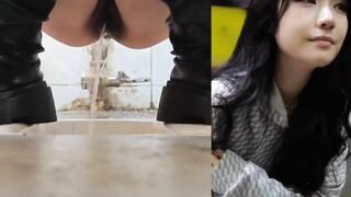 Quá gan quay lén lồn chị gái đi đái chủ nhà soi đèn pin vào lồn nhìn cho rõ.