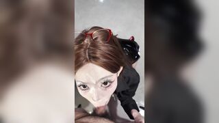Gái xinh dâm bú cu bắn tinh đầy mặt dâm đãng kích thích