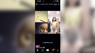 Trả kèo tiktok, Cạ Lồn trên live