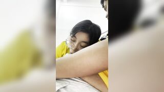 Đến nhà em họ 18 tuổi ngày chủ nhật mỗi lần chủ yếu huấn luyện em cách bú cu cho đúng