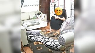 Qua nhà em trai đặt cam quay lén rồi gạ địt em dâu