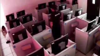 Mấy em học sinh 2k9 địt nhau trong phòng tin học bị cam quay được